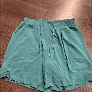 lululemon athletica Surge Men's Aqua Dark Teal Athletic Shorts
